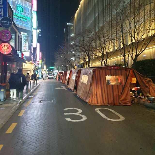 드라마에서 보던 포차 분위기 서면 포차거리 포장마차