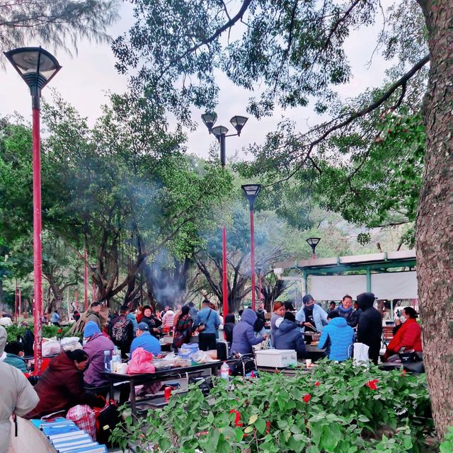 蝴蝶灣沙灘，蝴蝶灣公園，燒烤場，超級熱門！