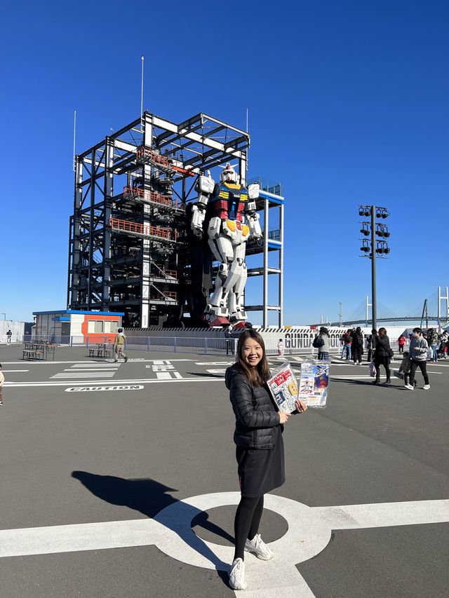 😍高達迷必到！東京橫演1：1模型😱