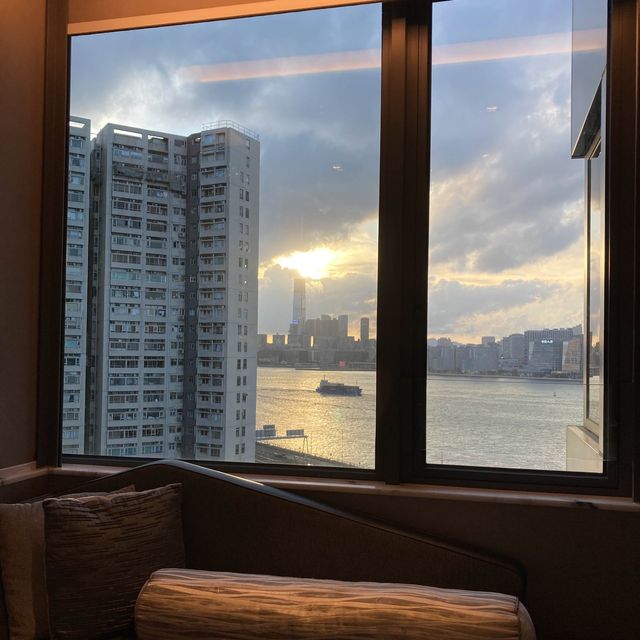 北角Hyatt🏨🌄靚到爆嘅海景日落