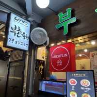 【韓国ソウル・広蔵市場】ミシュランガイドに6年連続掲載「プチョンユッケ本店」