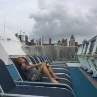 Relax on a cruise ship IN NYC