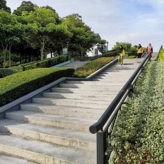 Scenic view on top of Putrajaya Steps 