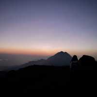 Hiking in Sunset Peak 