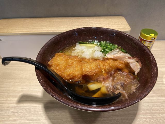 名古屋・サンロード。名古屋の立ち食いきしめん屋さん『大須きしめん』