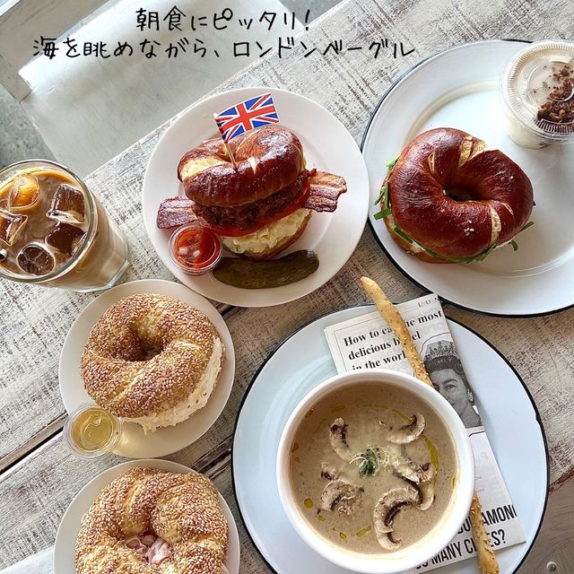 【チェジュ】海を眺めながら食べれる有名ベーグル