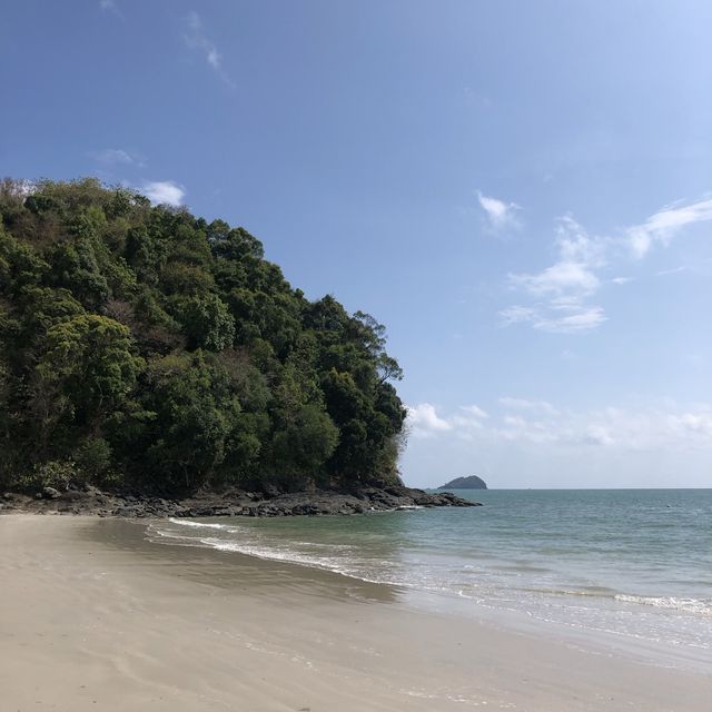 Tengah beach, a very calm beach in Langkawi 