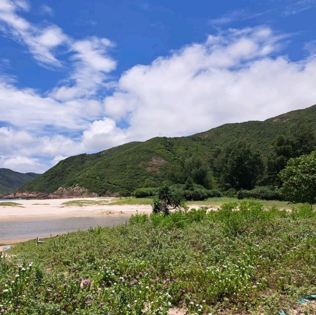 📸西貢鹹田灣💕美麗沙灘✨️清澈海水🏞享受大自然🌄
