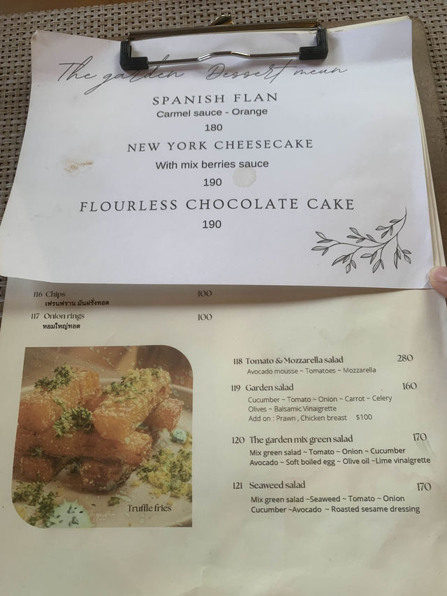 The Garden cafe and restaurant 