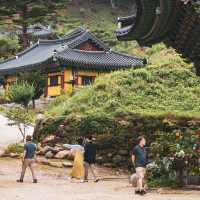 Beautiful view of Hwaamsa Temple 