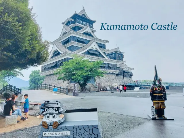 เดินเที่ยวชมบรรยากาศสวยๆที่ปราสาท Kumamoto 🏯