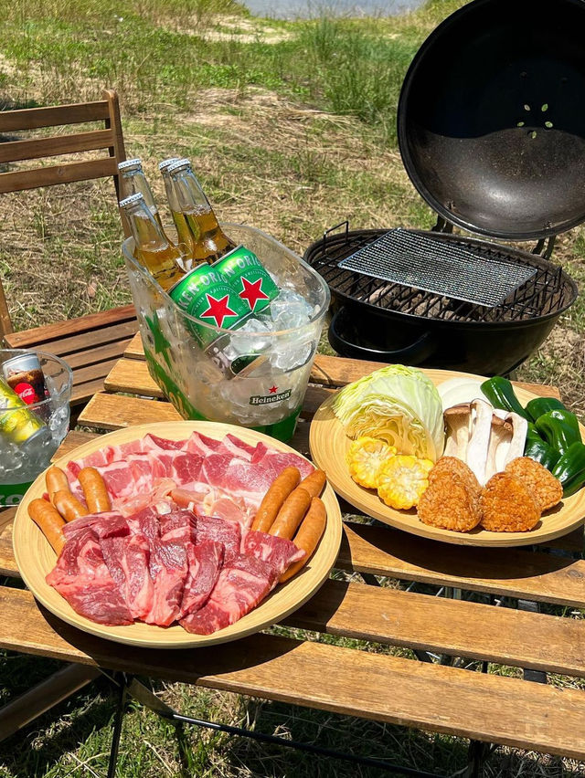 【福岡グルメ】海のそばで最高の眺めを楽しみながらバーベキュー！