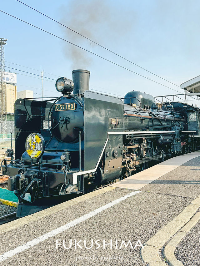  【福島】観光列車SLばんえつ物語の蒸気機関車に乗ってみた 