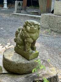 【福岡神社】子宝にご利益があるといわれる狛犬がいる神社