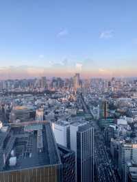 Sunset view at Shibuya Sky