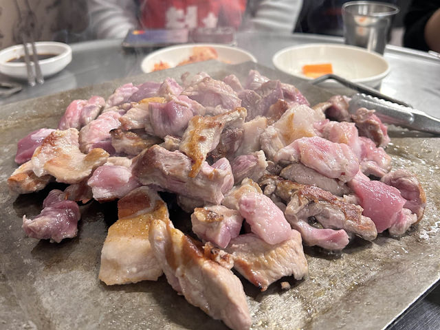 🇰🇷釜山✈️ 釜山大學站烤肉店❤️김해원조뒷고기