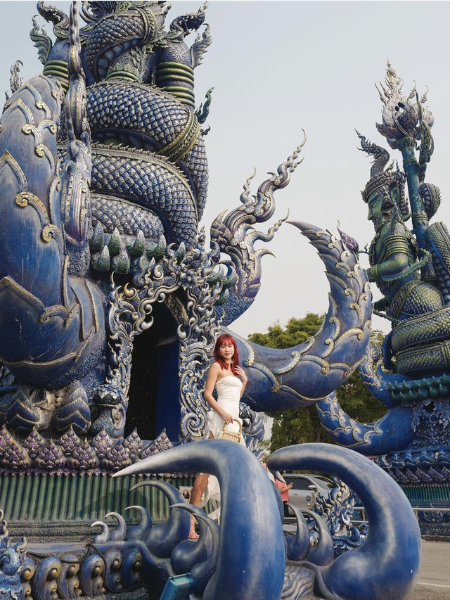 清萊🇹🇭全球唯一藍色廟宇💙