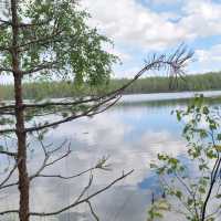 Hiking in Nuuksio National Park