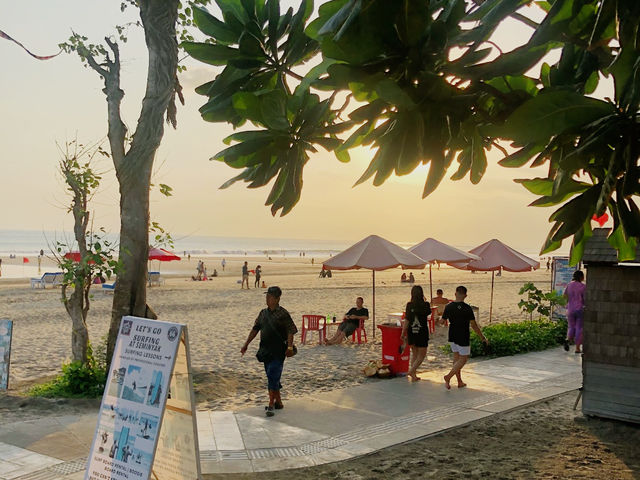 Sunset in Seminyak Beach