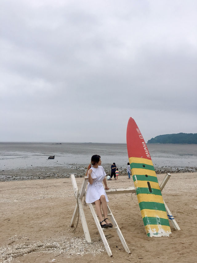 여기 마치 발리?! 주말 나들이하기 좋은 선재도 뻘다방