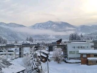 Snowy town near Tokyo with ryokan onsen and ski resorts