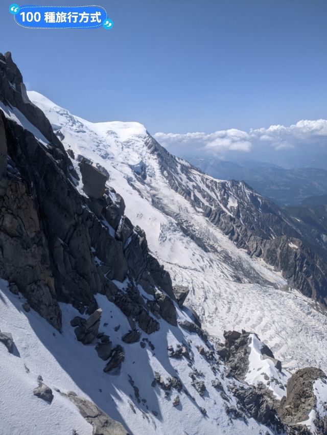 霞慕尼南針峰纜車，一睹歐洲最高峰 白朗峰