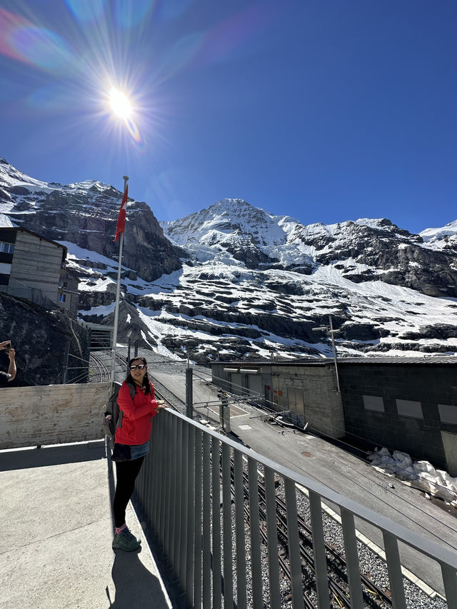 攻上歐洲頂峰少女峰🏔️尤如走進白色童話世界❄️❄️