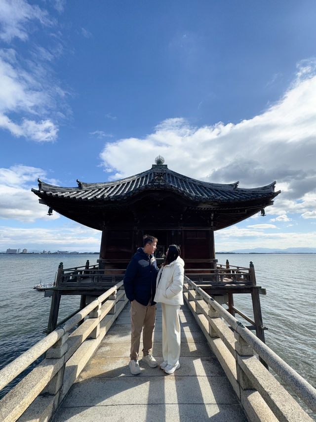 日本景點🇯🇵特式水上佛堂🩵