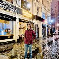 Bucharest Golden Glow Old Town