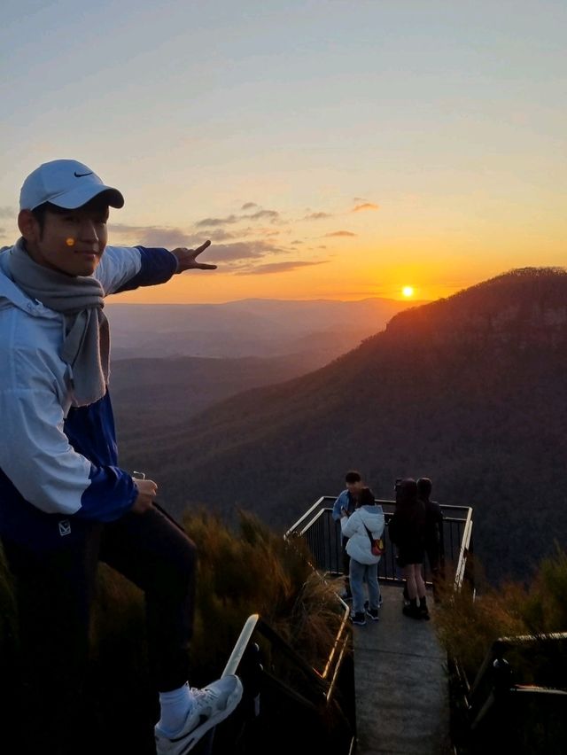 호주 블루마운틴에서의 아름다운 노을🇦🇺