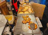 A popular snack shop at Dongdaemun Traditional Market, Soonhuinae Bindaedddeok