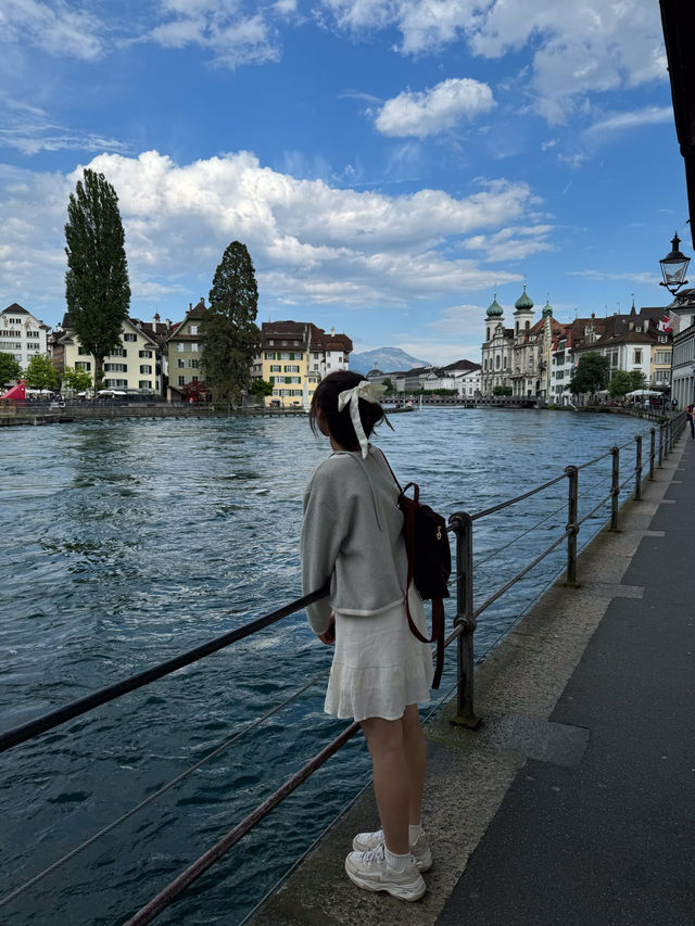 瑞士🇨🇭 盧塞恩｜斯普洛耶橋💓超美景色