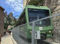 Rack railway in Montserrat