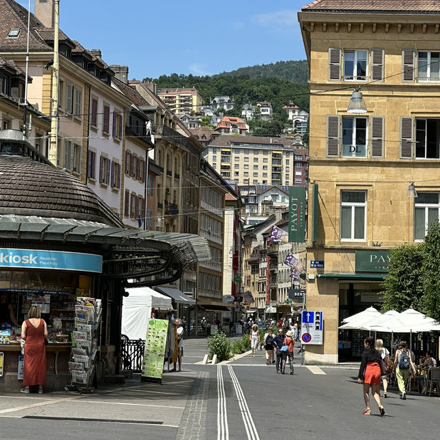 Charming town in Neuchatel