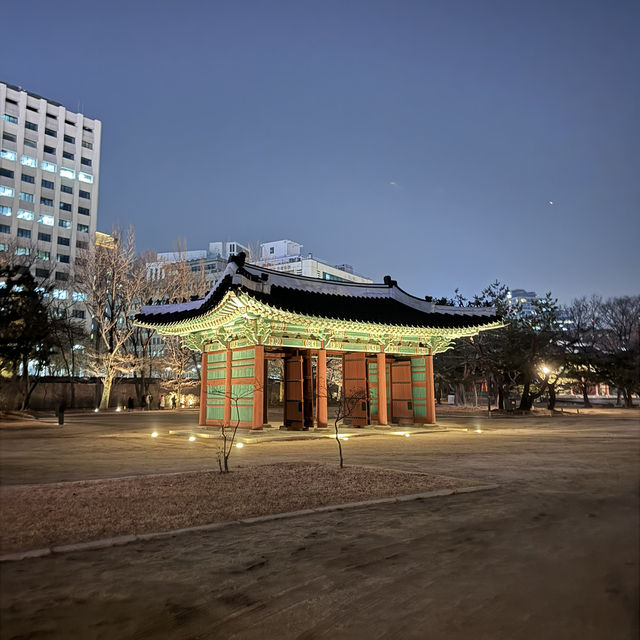 서울 야간 개장 야외데이트장소 추천,덕수궁