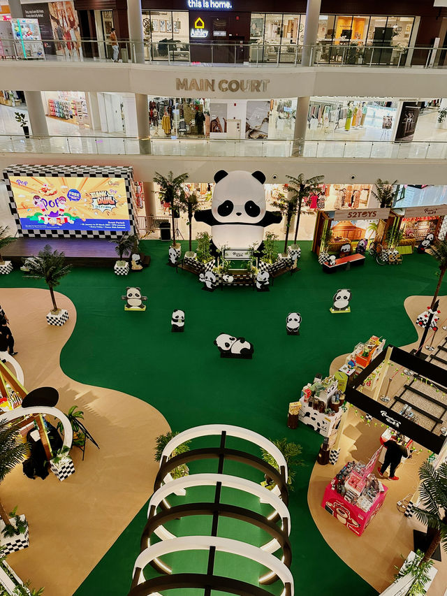 Panda-Themed Raya Cheer at Quill City Mall! 🐼💚
