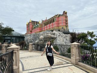 Retro French-style tourist spot in Da Nang