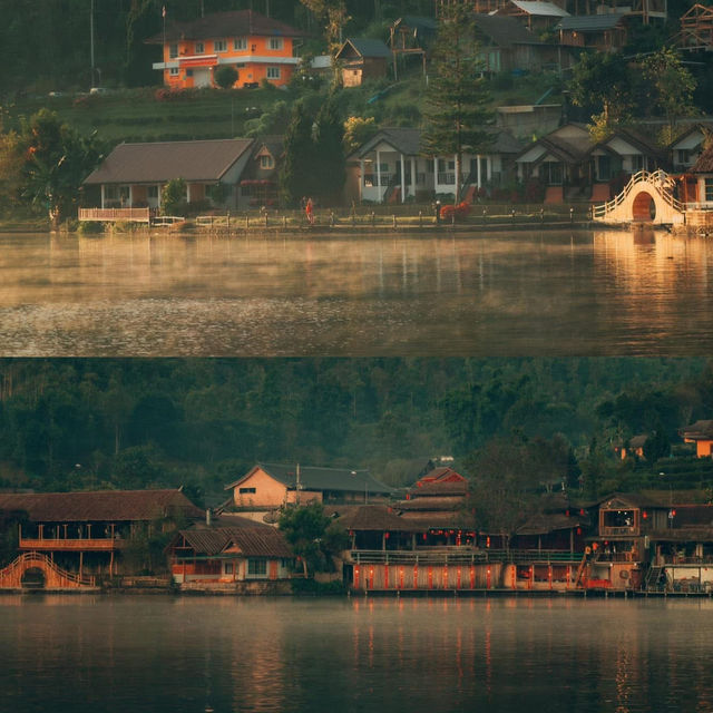 บรรยากาศดีๆ ที่บ้านรักไทย จ.แม่ฮ่องสอน 🛖🏮