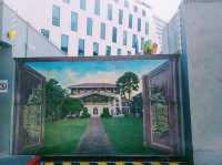 泰國曼谷市中心老城區著名藝術街區景點：Charoen Krung 32 Street Art，各種藝術繪畫壁畫墻繪，適合打卡拍照📸