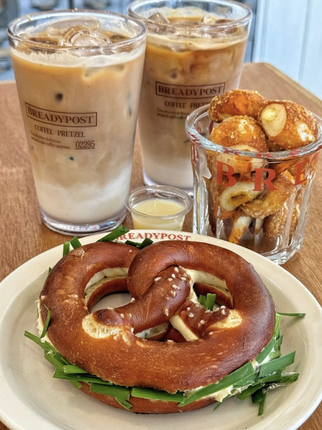 Wide variety of pretzels 