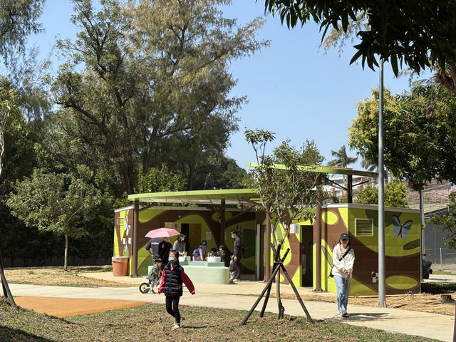 臺中 后里森林園區 🆕 最新公園開放囉～多種溜滑梯還有搖椅可以chill一下！