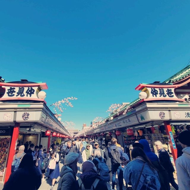 Embracing Tradition & Nature at Sensoji Temple 🌿🎋 #EarthDayVibes