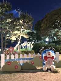 釜山🇰🇷海雲台ビーチ前にドラえもんとひみつ道具が出現！