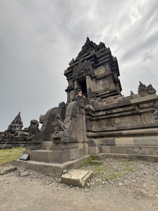 Twilight Tales at Prambanan: A Cloudy Evening Among Ancient Stones