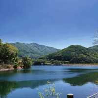 A Solo Adventure: Exploring Unjeong Lake in Korea 🌿📸