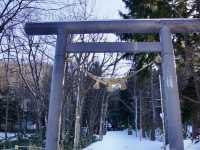 🌨️ Mystical Morning at Jozankei Shrine