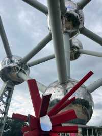 🌐✨ Europe budget Trip:Atomium Brussels – The Giant Icon of Belgium! 🇧🇪
