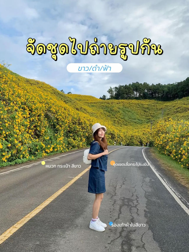 เที่ยวทุ่งบัวตอง ที่ดอยแม่อูคอ แม่ฮ่องสอน