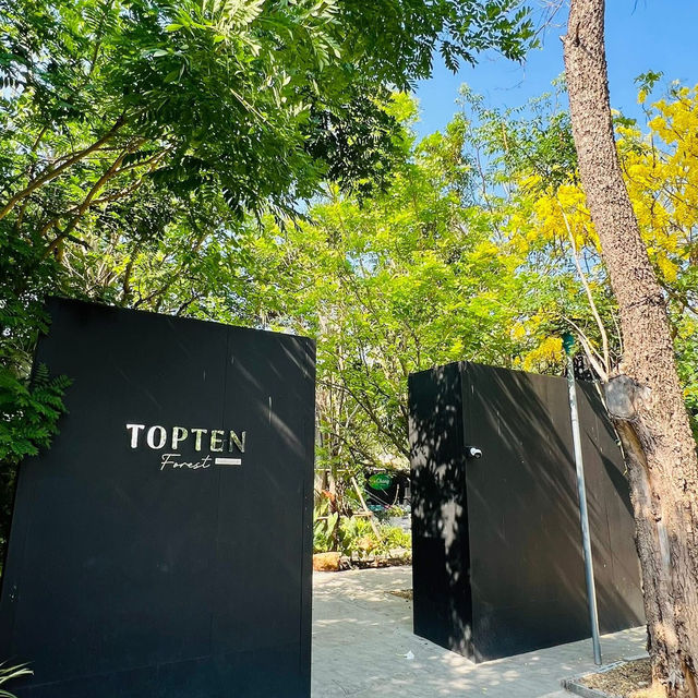 🌳☕ TopTen Forest – คาเฟ่ในสวนเขียวกลางอ่างทอง 