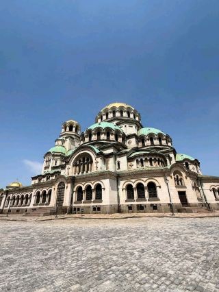 Marveling at the Alexander Nevsky Cathedral in Sofia City